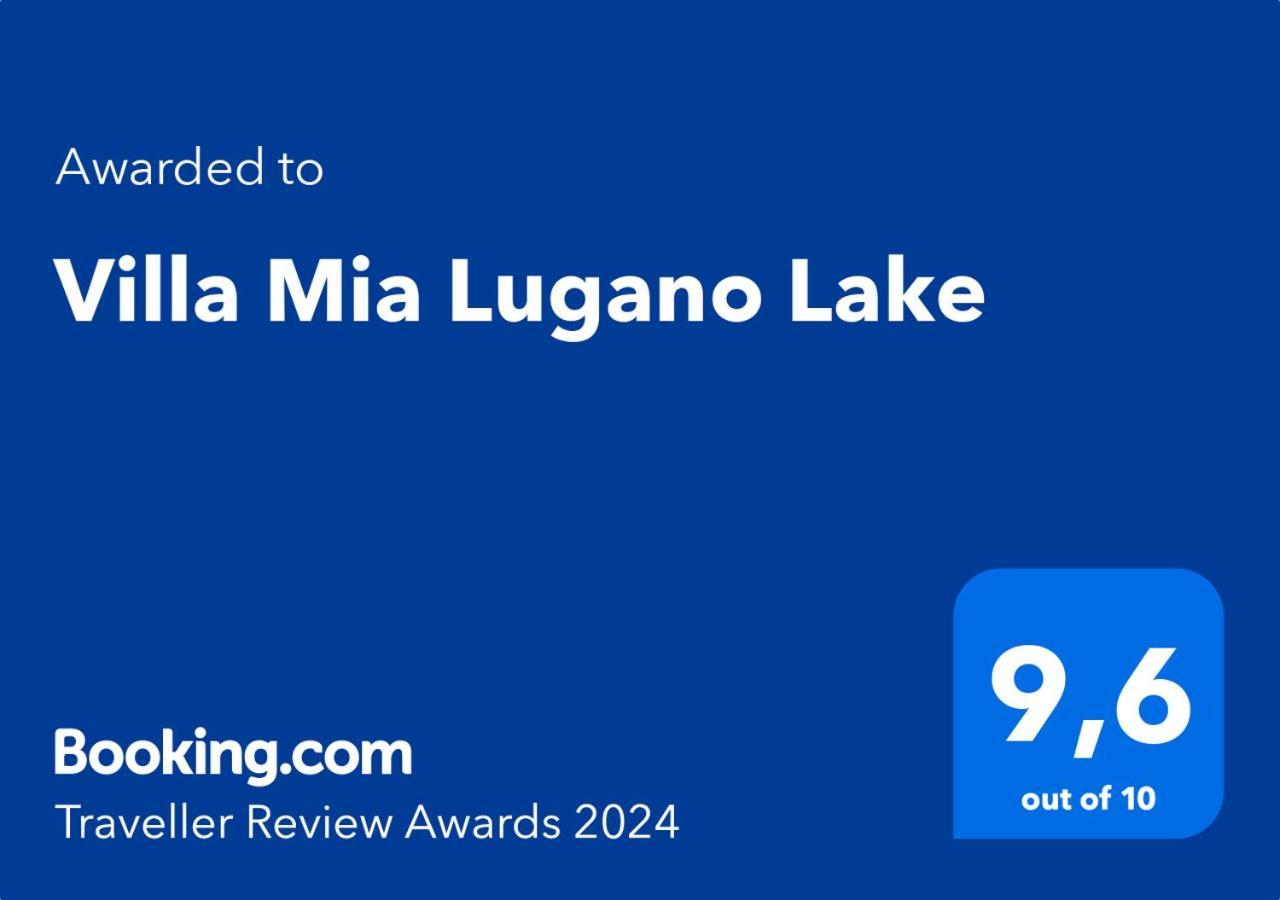 Villa Mia Lugano Lake Brusimpiano Luaran gambar