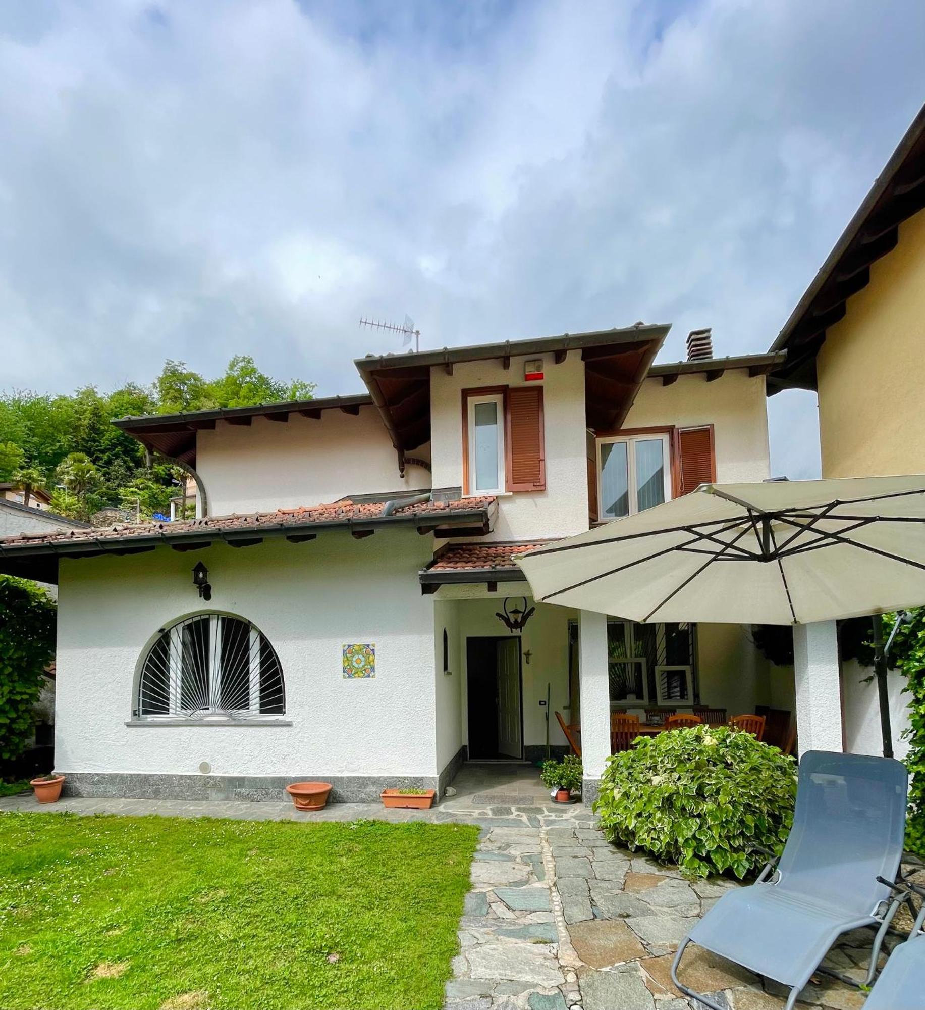Villa Mia Lugano Lake Brusimpiano Luaran gambar